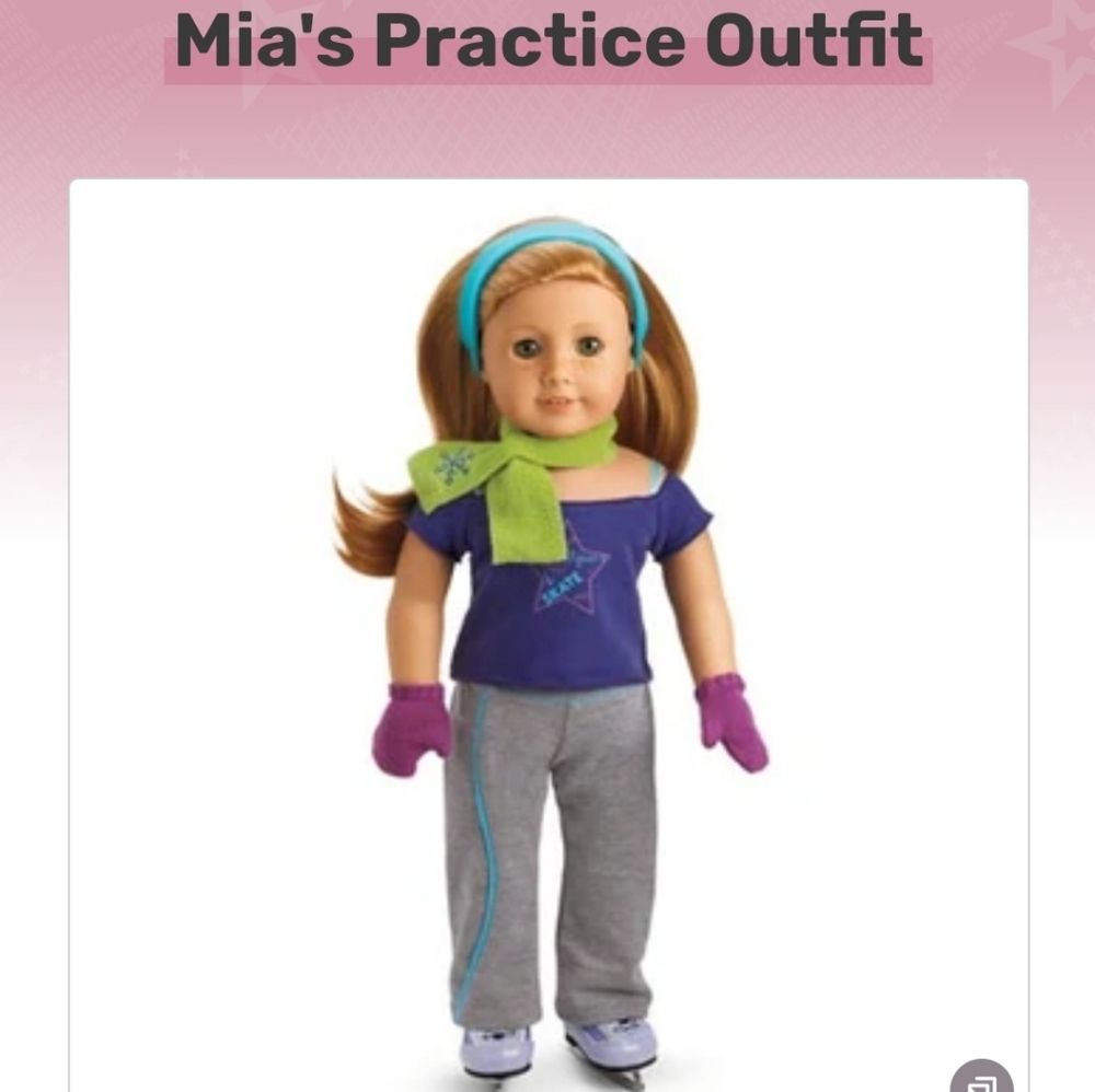 American Girl Mia’s Practice Outfit (Limited edition 2008)